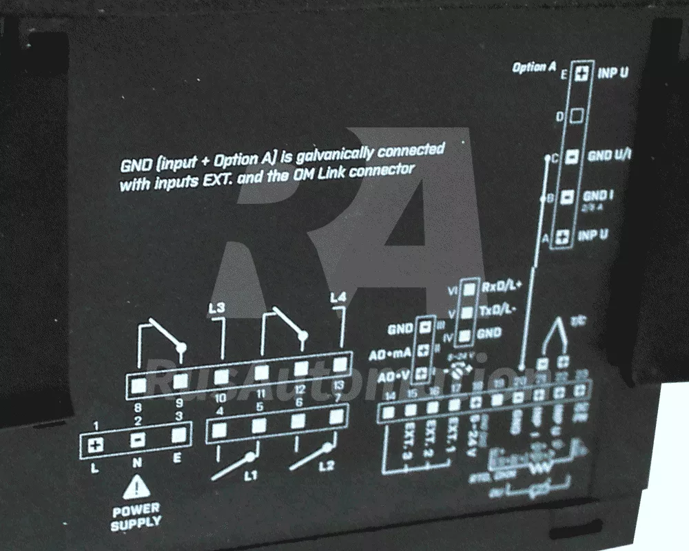 Фото Схема подключения контроллера OM 402UNI