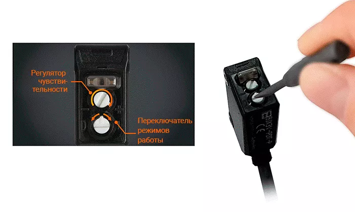 Компактные фотоэлектрические датчики серии BJX с большим расстоянием срабатывания