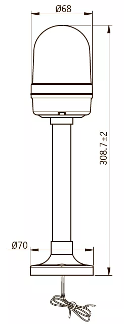 Светодиодная сигнальная лампа MS66