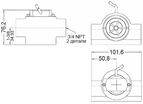 Датчики потока жидкости SFI-100T
