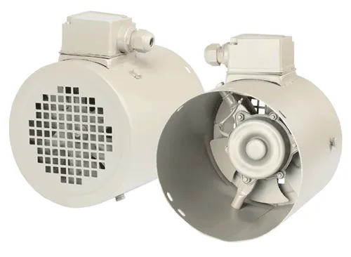 Принудительное охлаждение электродвигателя