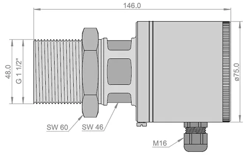 Микроволновый сигнализатор уровня сыпучих материалов LevelCheck 510M