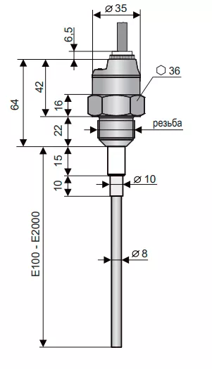 Емкостные сигнализаторы уровня серии DLS-35