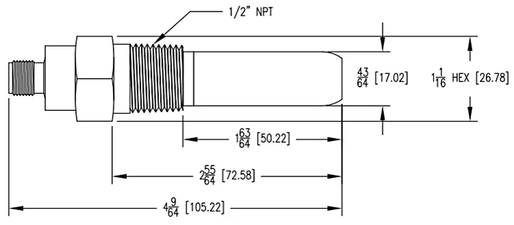 Термоанемометрическое реле потока жидкости FTS в компактном исполнении