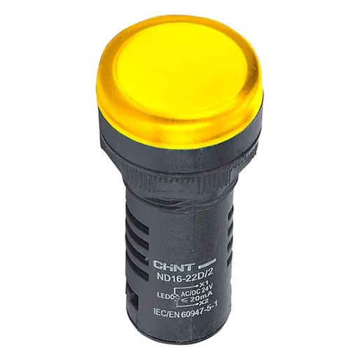 Индикатор ND16-22D/2 желтый AC/DC230В
