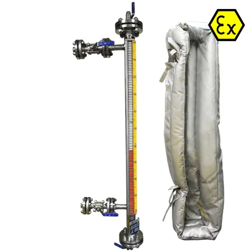 Индикатор уровня магнитный ILL-BM-BX16-2600-N3-033-FB-T2-BC-TS(-45/55/-45/55)