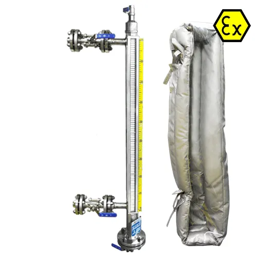 Индикатор уровня магнитный ILL-BM-BX16-0900-N2-133-FB-T2-BC-TS(-50/80/-60/60)