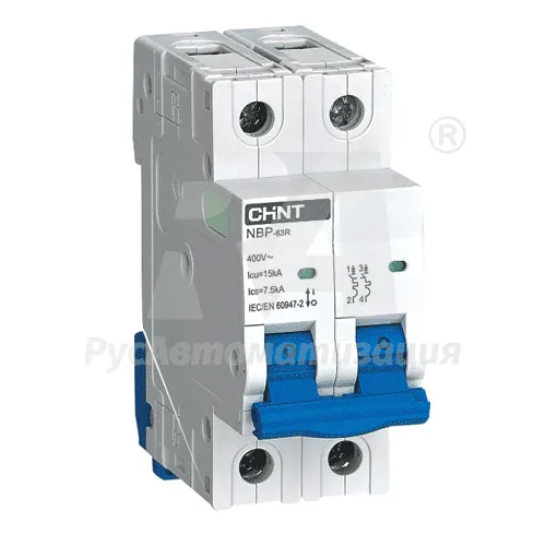 Автоматический выключатель NBP-63R 2P 25А 15кА 8In