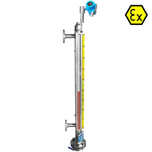 Байпасный уровнемер магнитный ILL-BM-BX16-0630-N1-110-FB-T2-VC-SG/VНВW