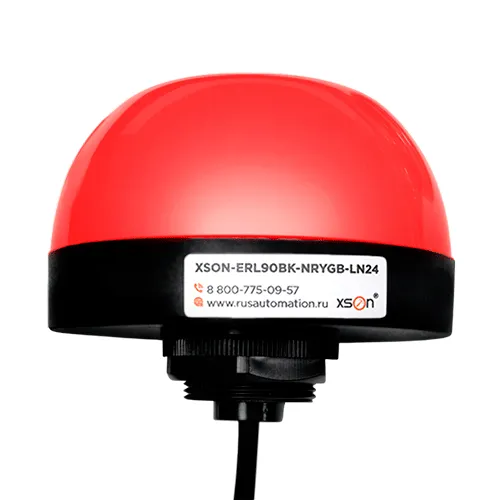Светосигнальный маячок XSON-ERL90BK-NRYGB-LN24