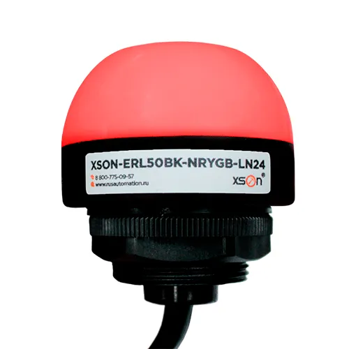 Светосигнальный маячок XSON-ERL50BK-NRYGB-LN24