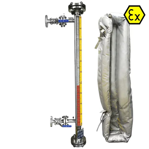 Индикатор уровня магнитный ILL-BM-BX16-2000-N1-001-FB-T2-BC-TS(-40/40/-40/40)