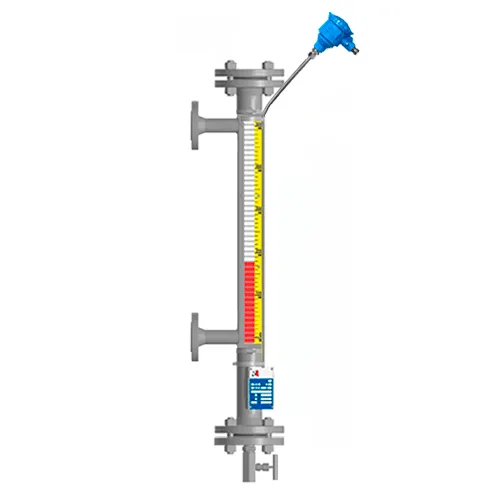 Байпасный уровнемер магнитный ILL-BM-B40-0800-N1-010-50/50-FB-T2-BC-MG/A100