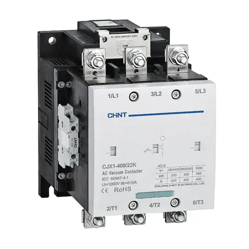Контактор CJX1-400/22K 400А(АС3) 2НО+2НЗ AC/DC 220В 50/60Гц