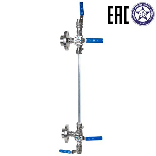 Индикатор уровня байпасный ILL-BP-A22-G0550-SSFB-PN16-DN25-V2