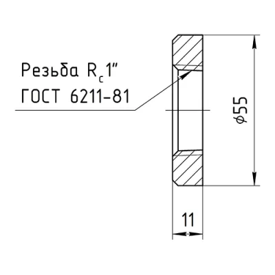 Габаритные размеры ВТ12x18н10тPT1-11 фото