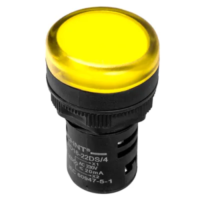 Индикатор ND16-22DS/4 желтый AC400В фото