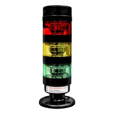 Светодиодная сигнальная колонна XSON-BTL70BK-S3AFRYG-LN24-30  фото