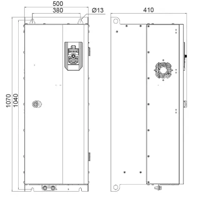 Габаритные размеры AD800P-4T220-PU0PCU0P фото
