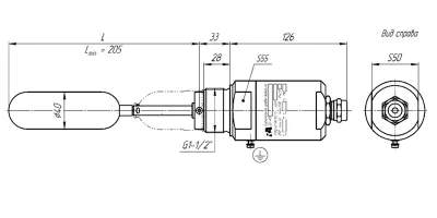 Габаритные размеры SLL-FS-NC-S-25-1-I-B1 фото