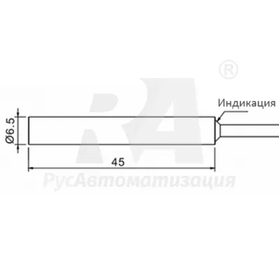 Габаритные размеры TYF6.5-03PC фото