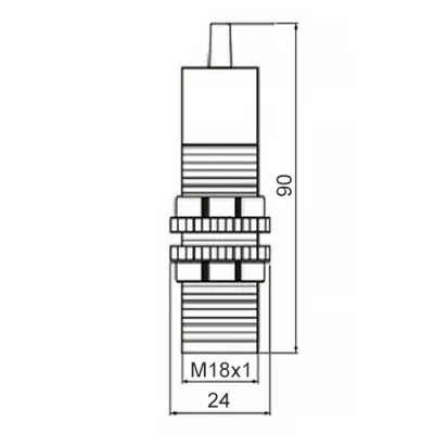 Габаритные размеры UE3006-1M фото