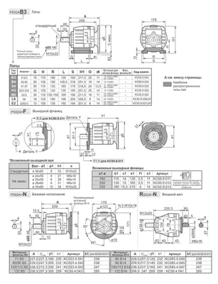 Габаритные размеры B512A-N(1/16.62)HN4B3 фото