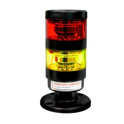 Светодиодная сигнальная колонна XSON-BTL70BK-S2NRY-LN24-30  фото