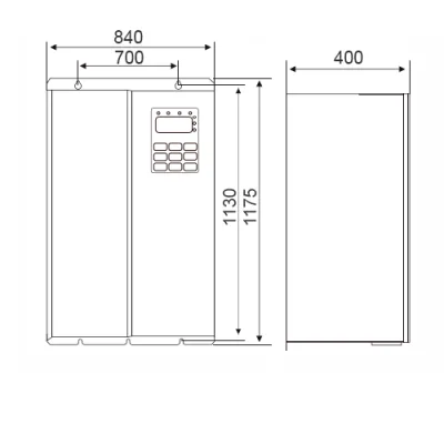 Габаритные размеры FD30-500G-4 Габаритные размеры FD30-500G-4 фото