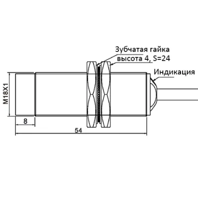 Габаритные размеры TDN18-08HC фото