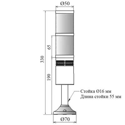Габаритные размеры LTA-505-2-220-TJ-RY фото