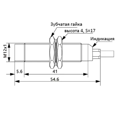 Габаритные размеры TRN12-04PC фото