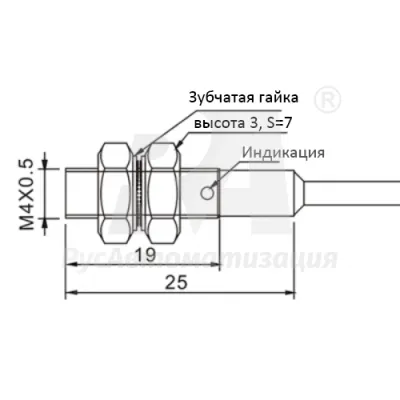 Габаритные размеры TXFM4-01NO фото