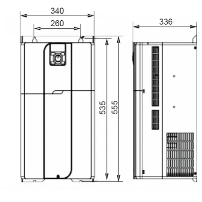 Габаритные размеры FD300-90G-4 Габаритные размеры FD300-90G-4 фото