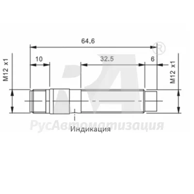 Габаритные размеры TPN12-04PR-E2 фото