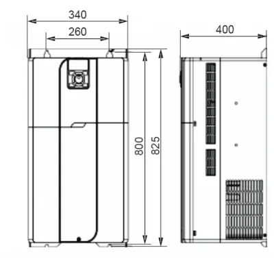 Габаритные размеры FD300-185G-4 Габаритные размеры FD300-185G-4 фото