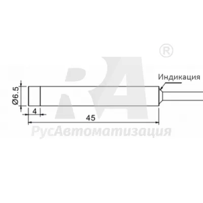 Габаритные размеры TRN6.5-02PC фото