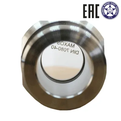 Индикатор потока жидкости IFL-IG-W41-25-K/PTFE  фото