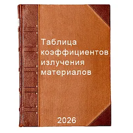 Таблица коэффициентов излучения материалов