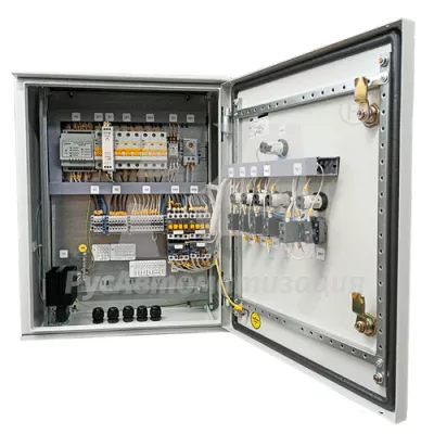 Шкаф управления насосами по поддержанию уровня в системе ШУН-КНС-2К-5,5.Р-А-54 фото