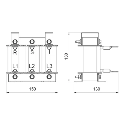 Габаритные размеры ISF-18.5/38.5-4 фото
