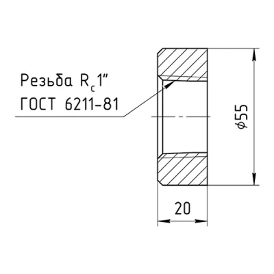 Габаритные размеры ВТ12x18н10тPT1-20 фото