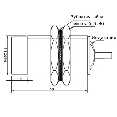 Габаритные размеры TDN30-15HC фото