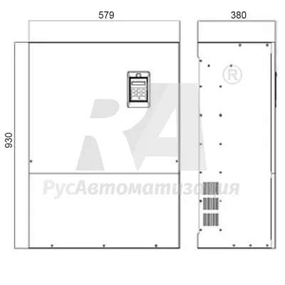 Габаритные размеры SPK204B43G фото