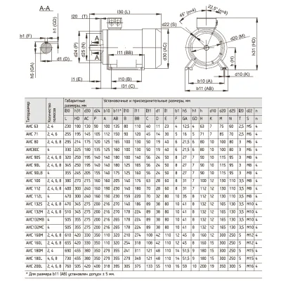 Габаритные размеры ONS080-A2-000-8-3021 фото