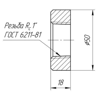 Габаритные размеры ВТ12x18н10тPT1-18 фото