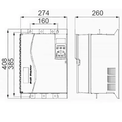 Габаритные размеры SSD700-090-Z-RU фото