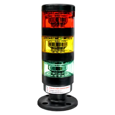 Светодиодная сигнальная колонна XSON-BTL70BK-S3NRYG-LN24-30  фото