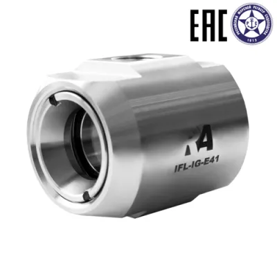 Индикатор потока жидкости IFL-IG-E41-15-K(PTFE)  фото