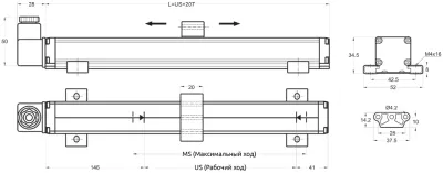 Габаритные размеры MSS 100 A 1C01 I04 CH1 BR02 106/41 фото